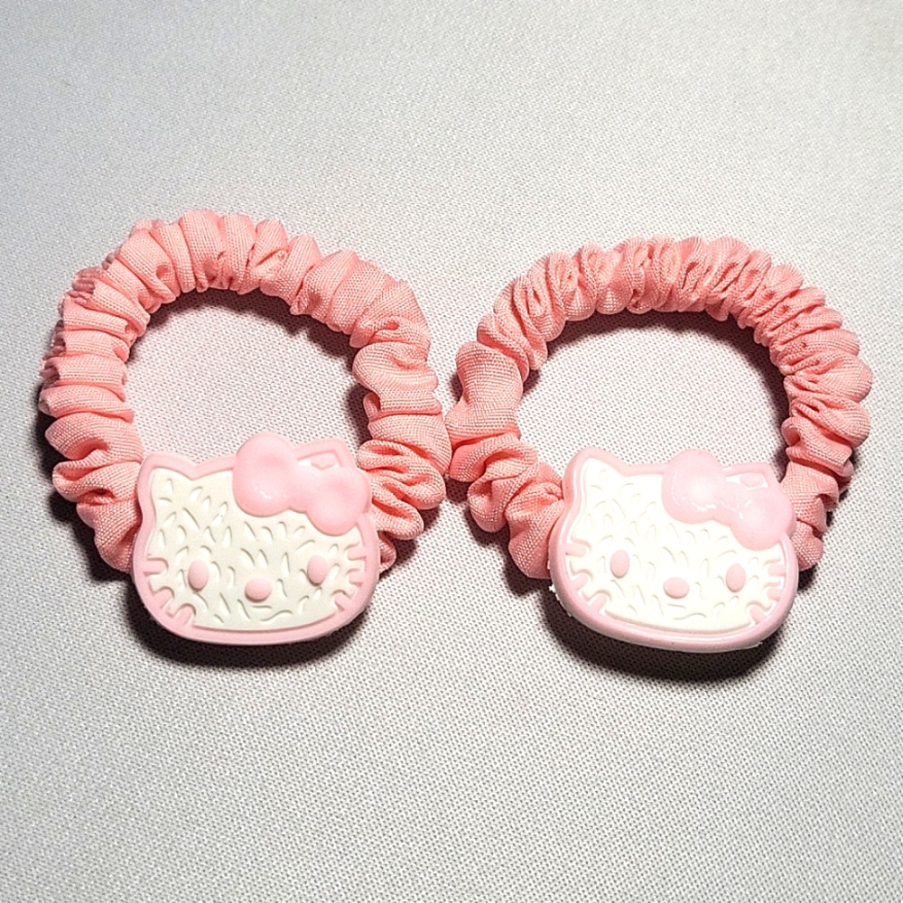 Hello Kitty Pink Hair Ties